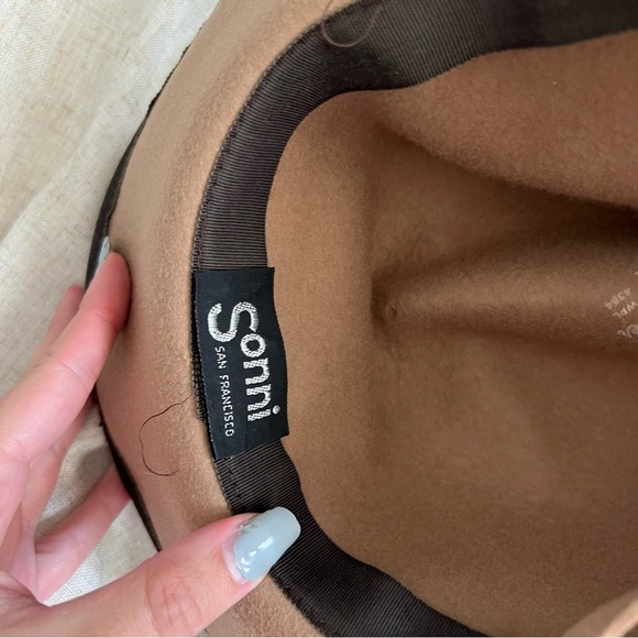 Vintage Sonni San Francisco 100% Lancaster Wool Hat 1980s - Picture 5 of 10